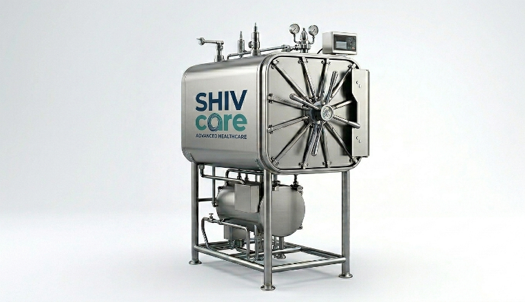 SHIVcare rectangular HPHV steam sterilizer for CSSD